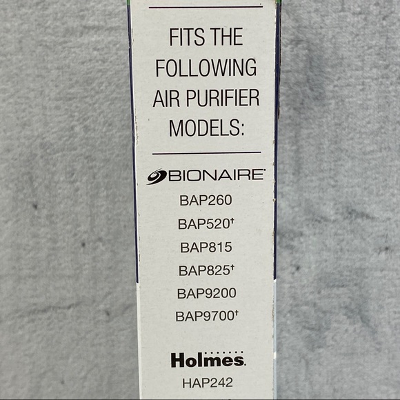 Holmes Air Purifier D Filter Tru Hepa Allergen Remover - also Fits Bionaire - Picture 8 of 11